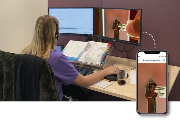 WeSeeDo Direct: Direct meekijken met huurder tijdens telefoongesprek